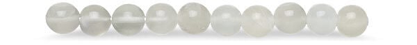White Moonstone Gemstone Beads